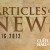 Articles of News Jan 16th 2012