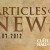 Articles of News/Week of May 8th