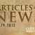 Articles of News/Week of May 14th