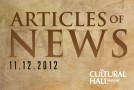 Articles of News/Week of November 12th