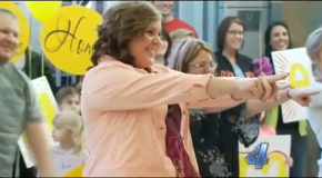 Flash Mob Proposal to Return Missionary